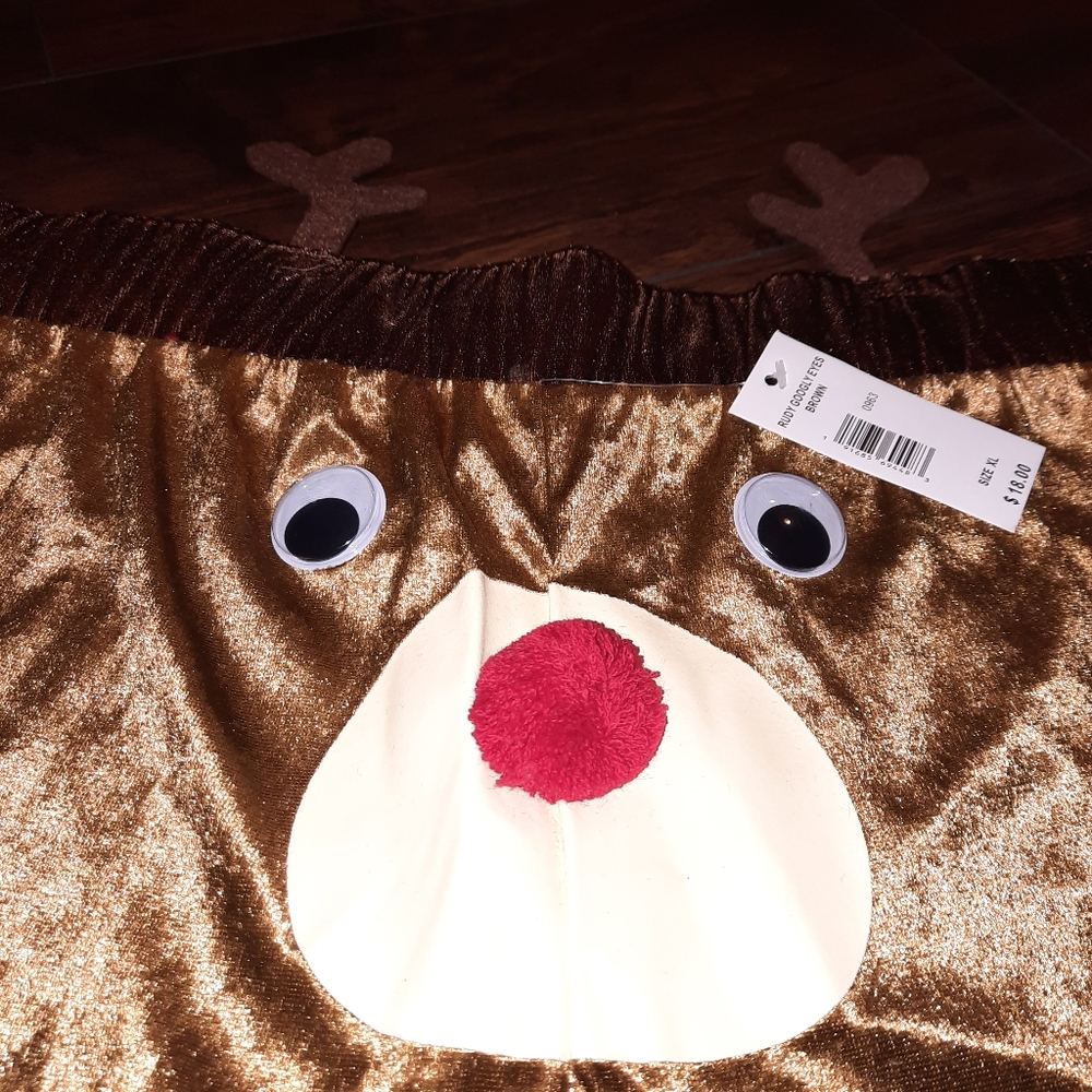 🎄Sz M Rudolph Men's Boxers Rudy Googly - Picture 3 of 7